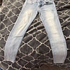 American Eagle Outfitters Light Wash Skinny Jeans